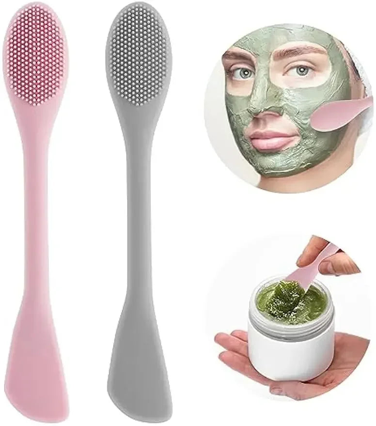 Pincel Máscara Facial de Silicone Flexível