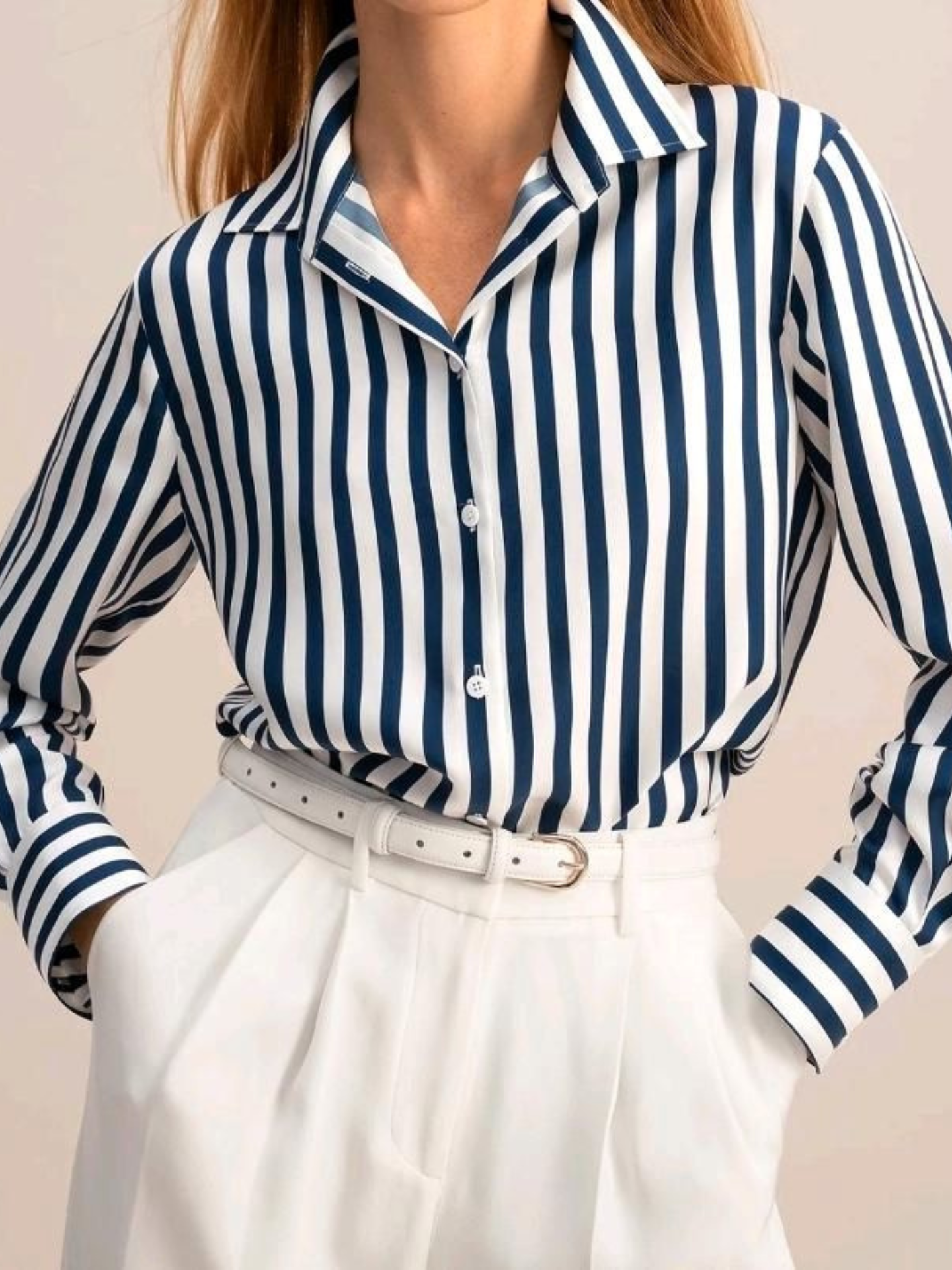 Camisa Feminina Listrada